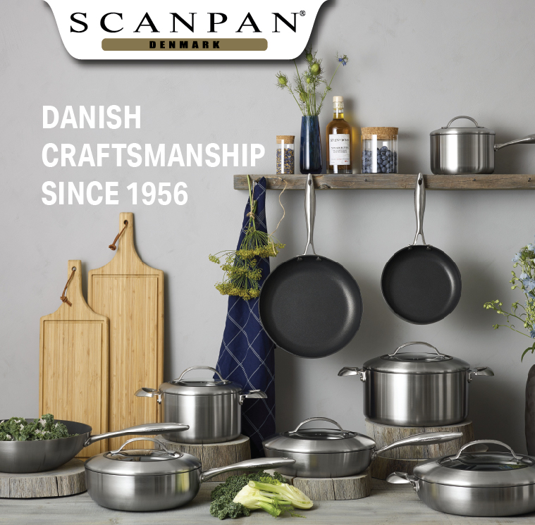 SCANPAN cooking pans, cutting boards, housewares and cookware